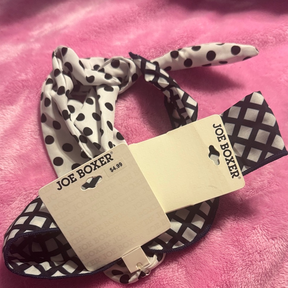 Joe Boxer Black and White Patterned Kids Headband